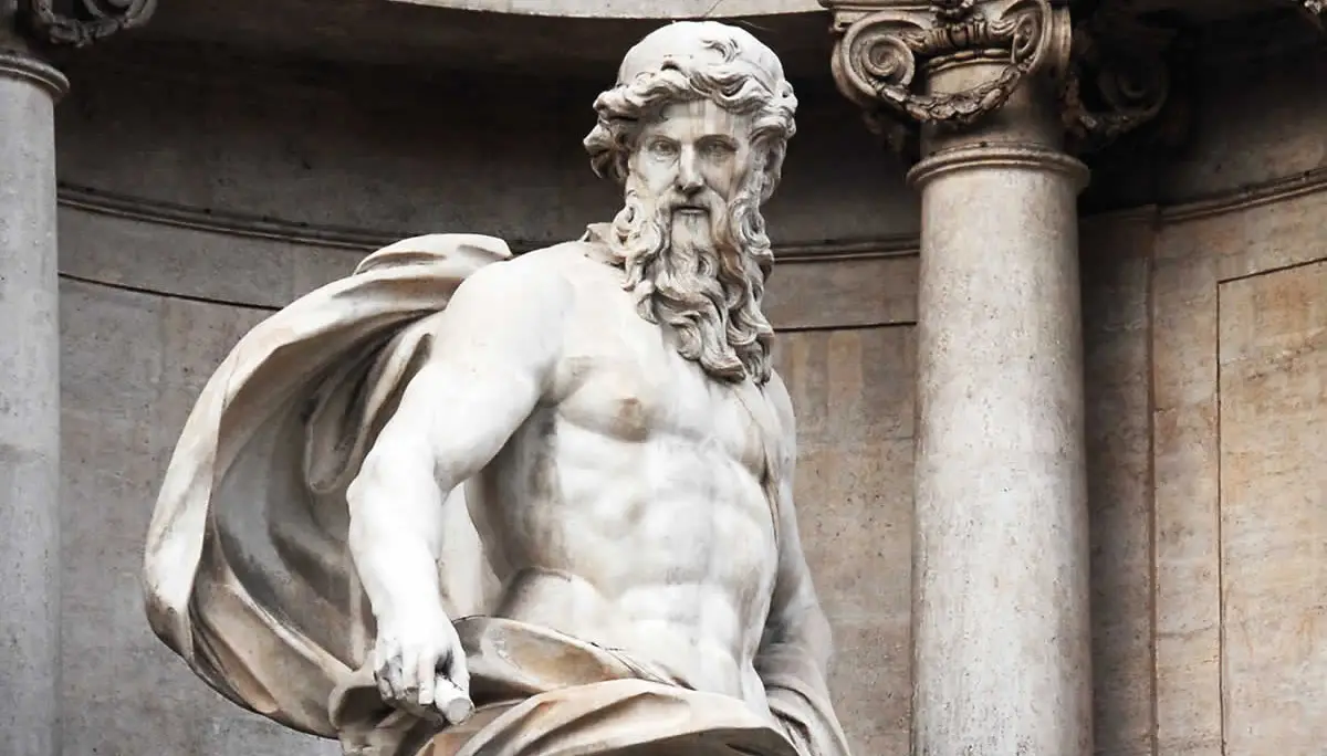Oceanus, Titan god of the great river encircling the world in Greek mythology